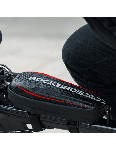 
Dviračio krepšys, tvirtinamas prie vairo arba rėmo, 3 l, B62-1 - juodas
