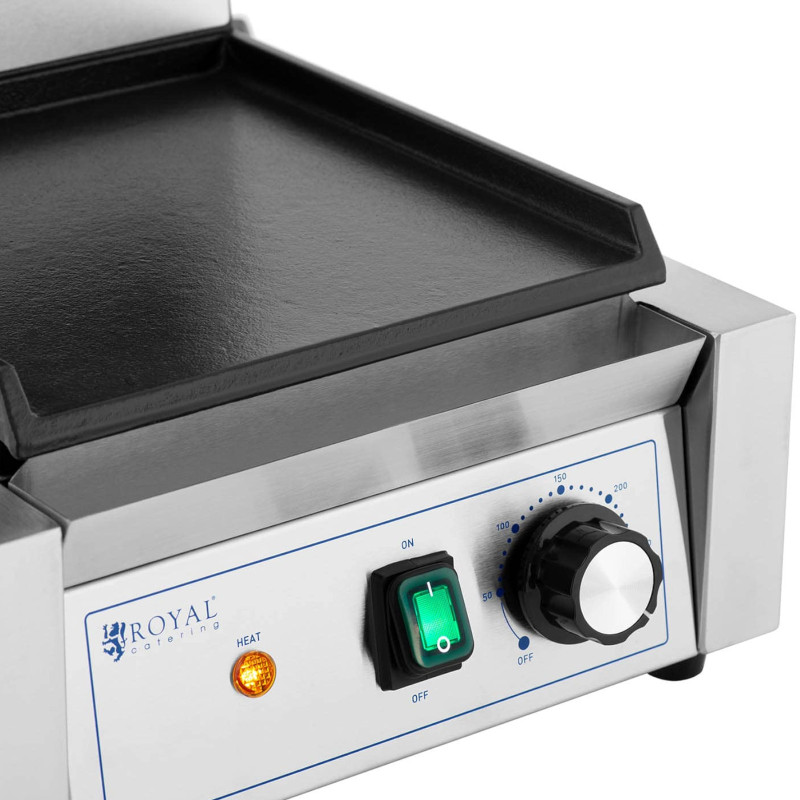 Elektrinės kontaktinės grotelės lygios ir išraižytos plokštės 23 x 22 cm 1800 W