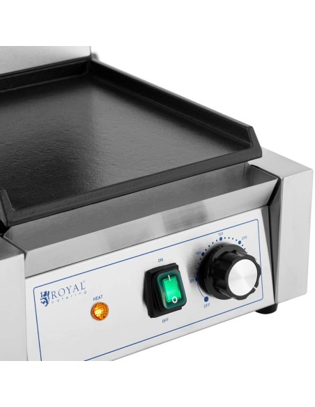 Elektrinės kontaktinės grotelės lygios ir išraižytos plokštės 23 x 22 cm 1800 W