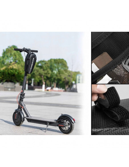 
Dviračio krepšys, tvirtinamas prie vairo arba rėmo, 3 l, B62-1 - juodas
