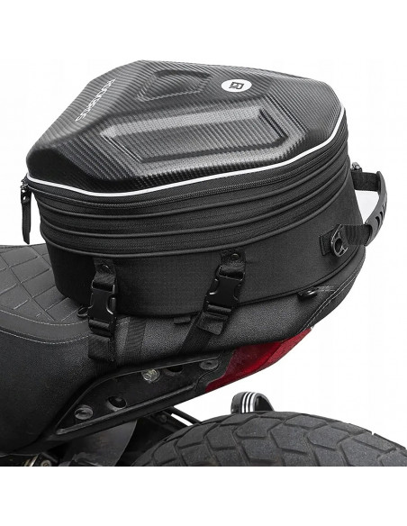 
Motociklo kuprinės krepšys šalmui, bakui ar sėdynei tvirtinti, 35 l - juodas
