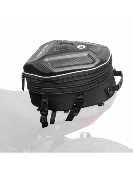 
Motociklo kuprinės krepšys šalmui, bakui ar sėdynei tvirtinti, 35 l - juodas
