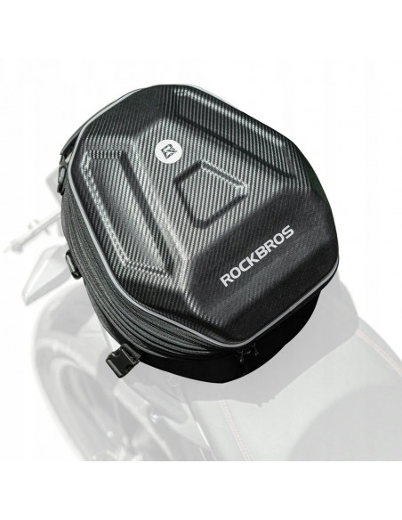 
Motociklo kuprinės krepšys šalmui, bakui ar sėdynei tvirtinti, 35 l - juodas
