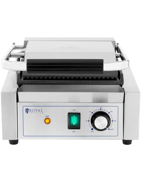 Elektrinės kontaktinės grotelės lygios ir išraižytos plokštės 23 x 22 cm 1800 W