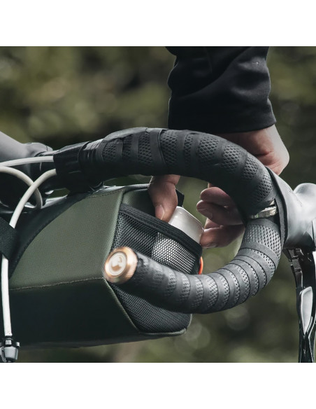 
Ant vairo tvirtinamas dviračio krepšys, 2,2 l – žalias
