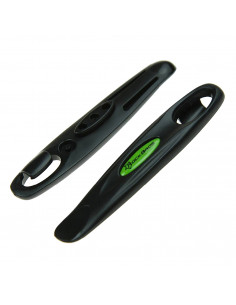 
2 dviračio padangų ir kamerų rankenėlių rinkinys QTB004 - juodos spalvos
