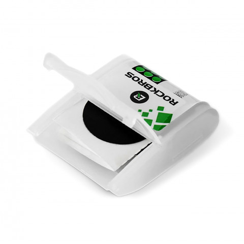 
Remonto rinkinys su lipniu lopeliu, 2,4 cm skersmens, skirtas dviračių kamerų lopymui
