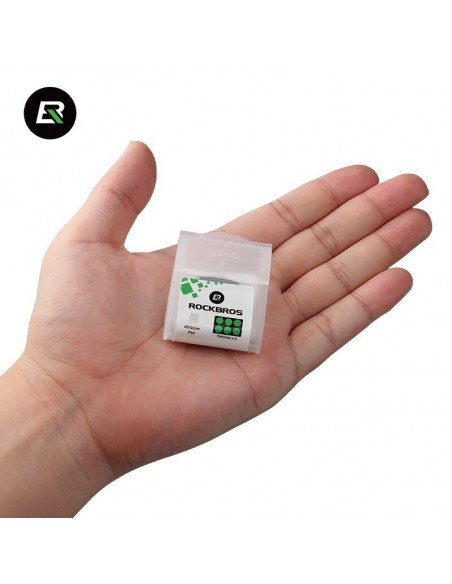 
Remonto rinkinys su lipniu lopeliu, 2,4 cm skersmens, skirtas dviračių kamerų lopymui
