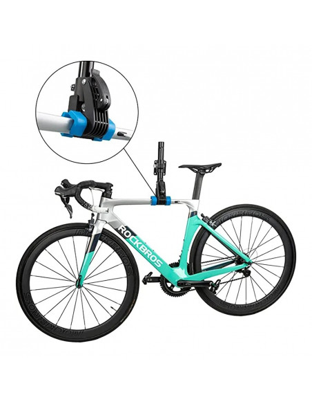 
Ant stalo arba prie sienos tvirtinamas dviračių remonto stovas – juodas
