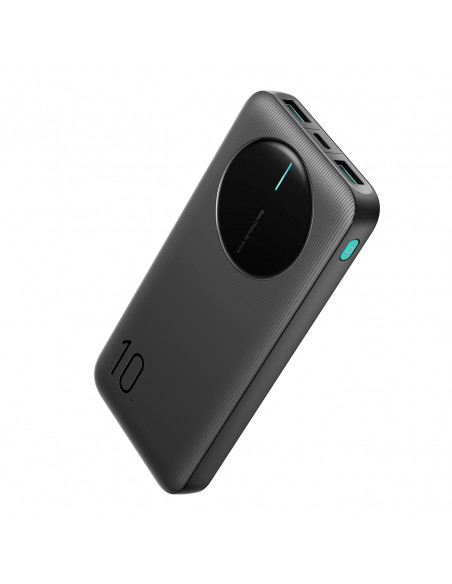 
Nešiojamoji baterija JR-PBF12 10000mAh 2.4A 2x USB-A 1x USB-C - juoda
