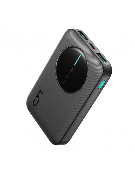 
Nešiojamoji baterija JR-PBF13 5000mAh 2.4A 2x USB-A 1x USB-C - juoda
