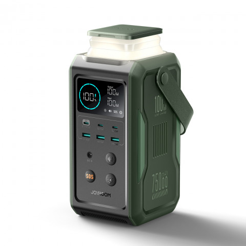 
Kelioninė išorinė baterija 75000mAh 100W USB-C USB-A SOS signalinė lemputė – žalia
