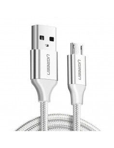 
Pintinis kabelis USB-A - microUSB 2.4A 2m - baltas
