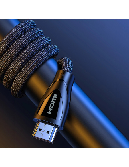 
HDMI 2.1 8K 60Hz 4K 120Hz garso ir vaizdo kabelis 1 m – juodas
