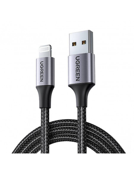 
Pintinis USB-A į iPhone Lightning MFi kabelis 1,5 m – juodas
