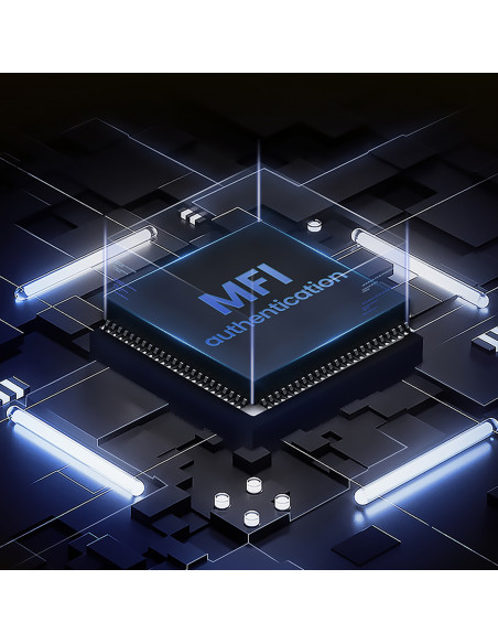 
Pintinis USB-A į iPhone Lightning MFi kabelis 1,5 m – juodas
