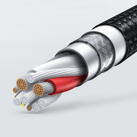 
Pintinis USB-A į iPhone Lightning MFi kabelis 1,5 m – juodas
