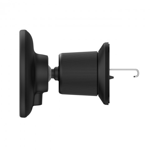
„iPhone“ automobilinis laikiklis su 15 W indukciniu įkrovikliu, skirtas oro išleidimo angai – juodas
