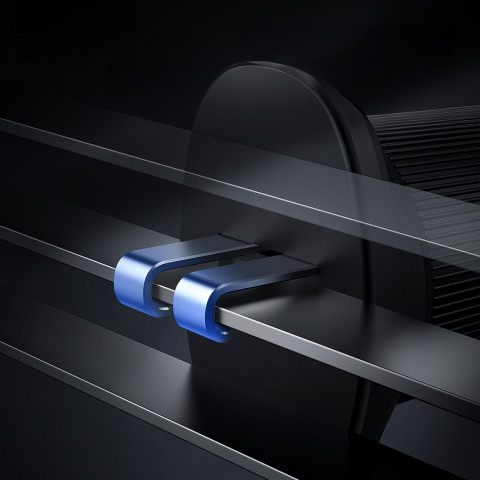 
„iPhone“ automobilinis laikiklis su 15 W indukciniu įkrovikliu, skirtas oro išleidimo angai – juodas
