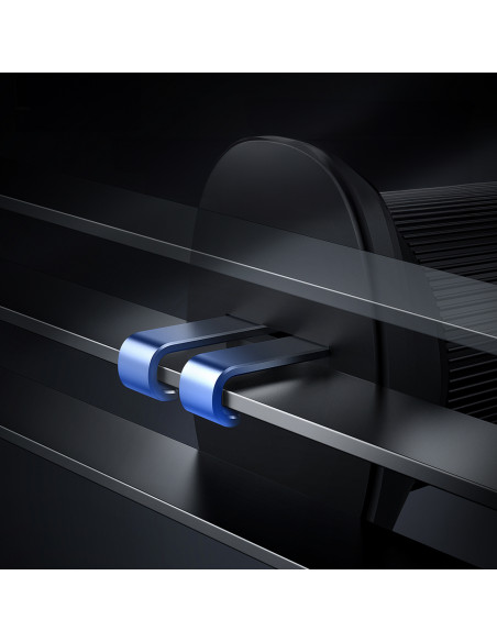 
„iPhone“ automobilinis laikiklis su 15 W indukciniu įkrovikliu, skirtas oro išleidimo angai – juodas
