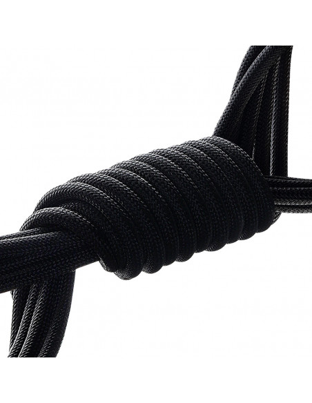 
Volframo aukso spalvos laidas su magnetiniu organizatoriumi USB-C 100W 1m - juodas
