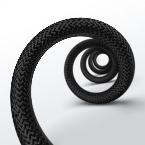 
Volframo aukso spalvos laidas su magnetiniu organizatoriumi USB-C 100W 1m - juodas
