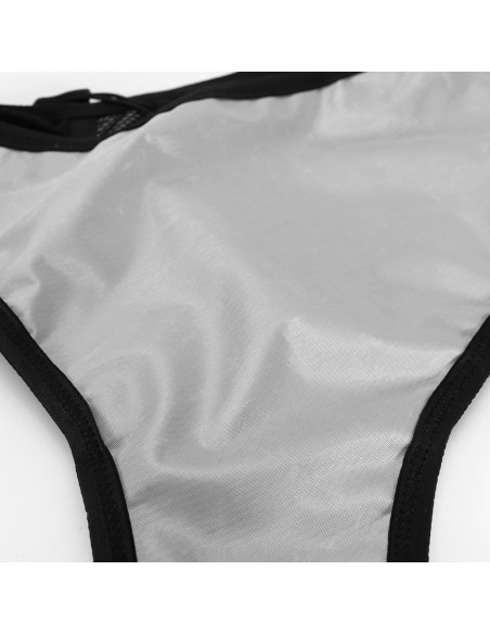 
Šviesą atspindinti bėgimo liemenė su kišenėmis – juoda
