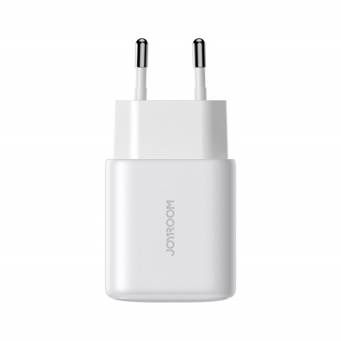 
USB-C USB-A 20W PD QC 3.0 sieninis įkroviklis – baltas
