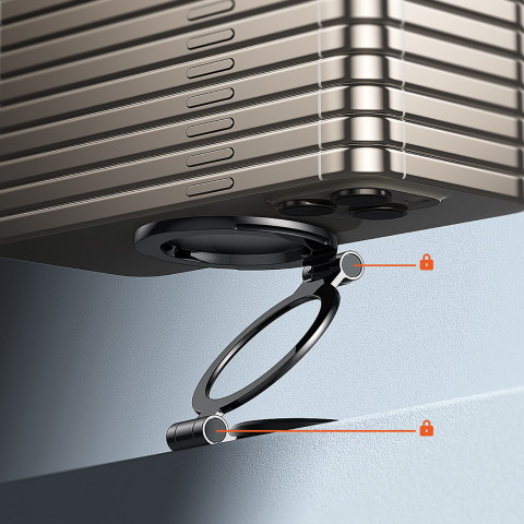 
„MagPro II“ automobilinis telefono laikiklis su „MagSafe“ plokšte, skirtas prietaisų skydeliui – juodas
