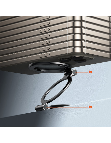 
„MagPro II“ automobilinis telefono laikiklis su „MagSafe“ plokšte, skirtas prietaisų skydeliui – juodas
