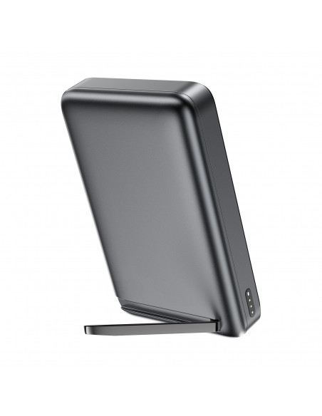 
Magnetinė išorinė baterija 10000mAh 30W Qi2 su MagSafe - juoda
