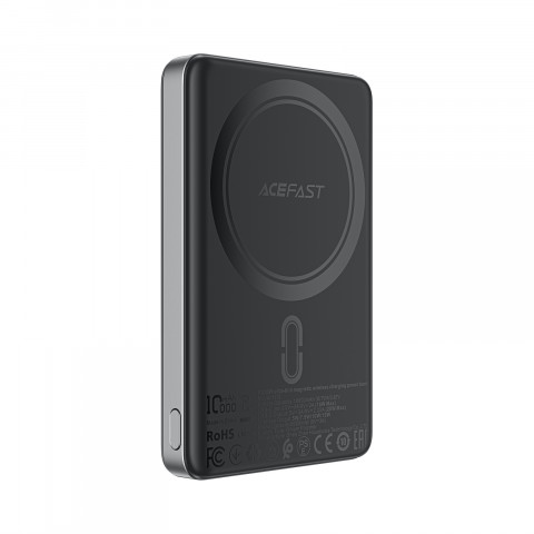 
Magnetinė išorinė baterija 10000mAh PD20W „MagSafe Ultra Thin“ – juoda
