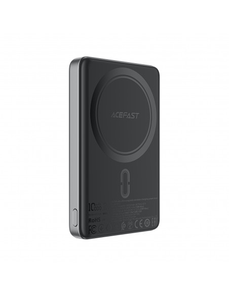 
Magnetinė išorinė baterija 10000mAh PD20W „MagSafe Ultra Thin“ – juoda
