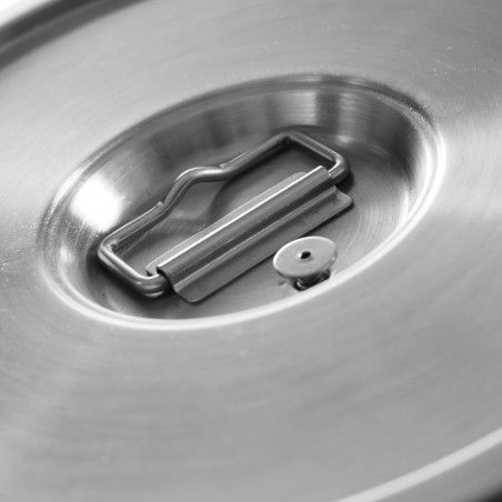 Plieninis termosas su čiaupu maisto transportavimui 35L - Hendi 710326