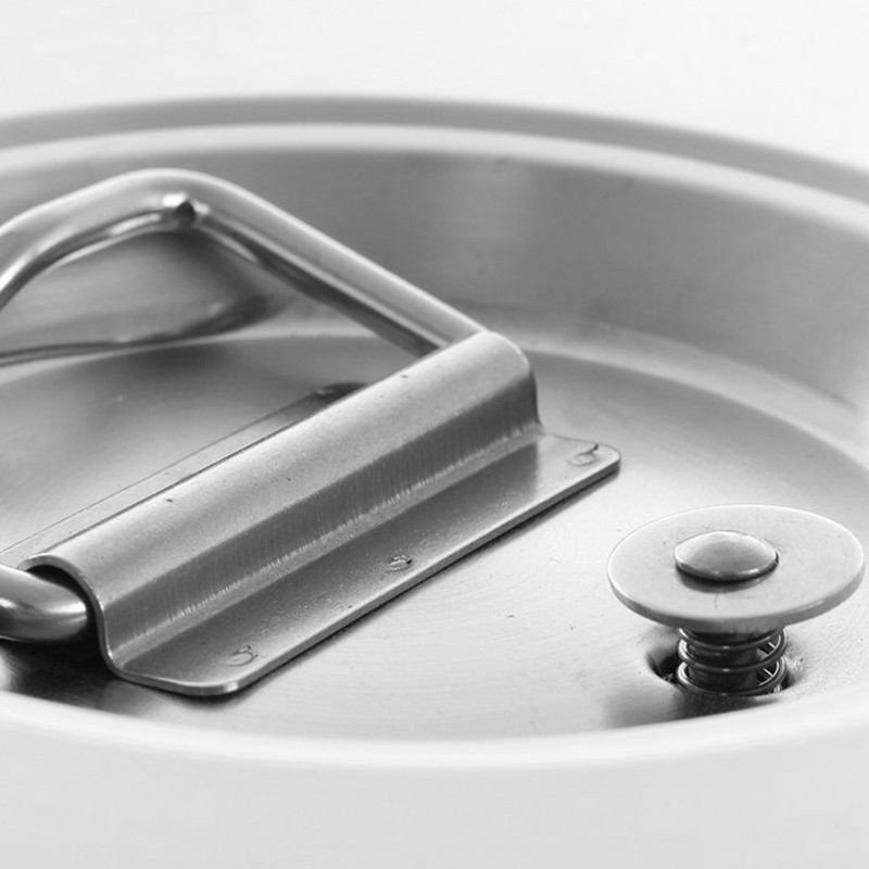 Plieninis termosas su čiaupu maisto transportavimui 35L - Hendi 710326