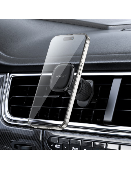 
Magnetinis telefono laikiklis oro išleidimo angai - juodas
