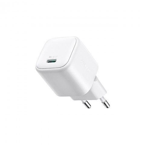 
Mini 30W GaN USB-C sieninis įkroviklis – baltas
