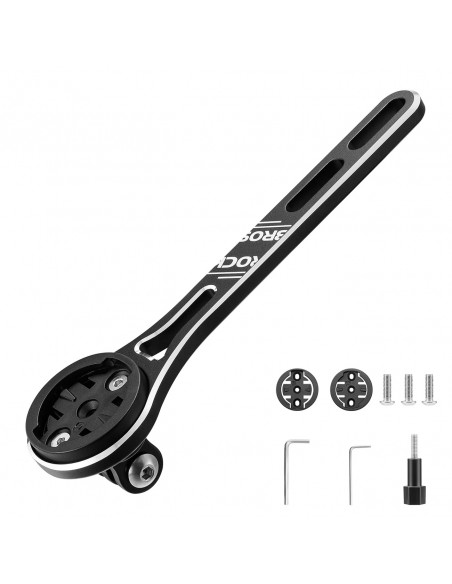 
„Garmin“ dviračio laikiklis „GoPro“ kamerai ir priekiniam žibintui – juodas
