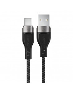 
USB-A - USB-C 3A laidas su magnetiniu organizatoriumi 1,2 m - juodas
