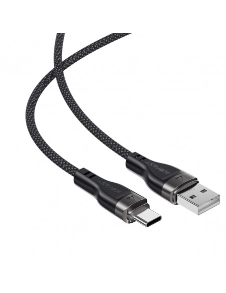 
USB-A - USB-C 3A laidas su magnetiniu organizatoriumi 1,2 m - juodas
