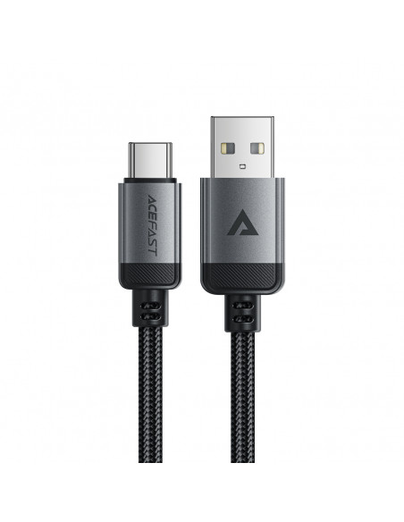 
USB-A - USB-C 480Mb/ s 3A 1,2 m kabelis - juodas
