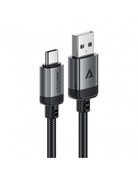 
USB-A - USB-C 480Mb/ s 3A 1,2 m kabelis - juodas
