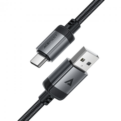 
USB-A - USB-C 480Mb/ s 3A 1,2 m kabelis - juodas

