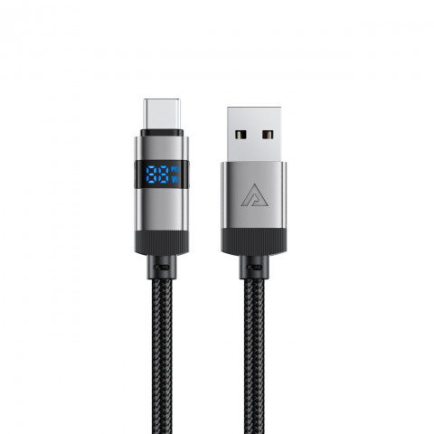 
USB-A - USB-C laidas su ekranu 480Mb/ s 66W 1.2m - juodas
