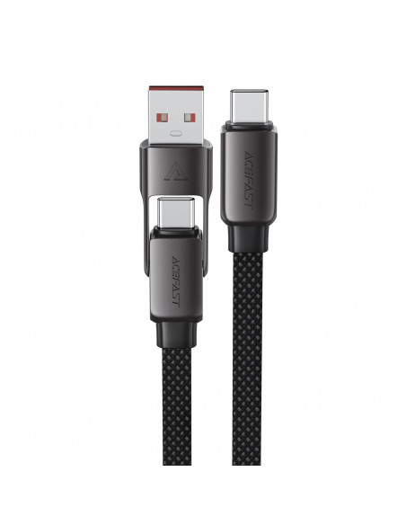 
USB-C - USB-A / USB-C laidas 480Mb/ s 3A 0.2m - juodas
