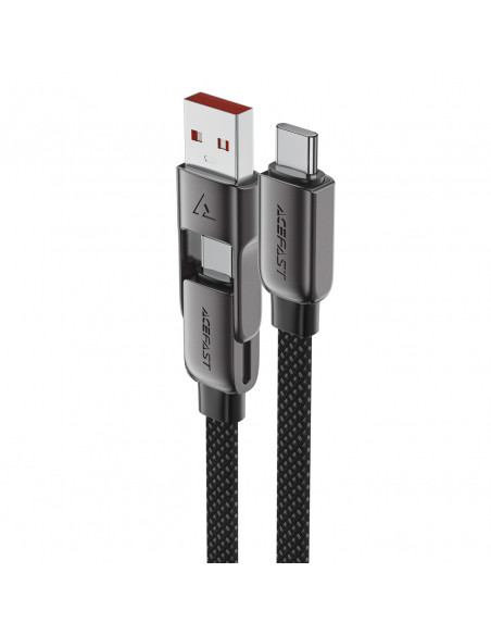 
USB-C - USB-A / USB-C laidas 480Mb/ s 3A 0.2m - juodas
