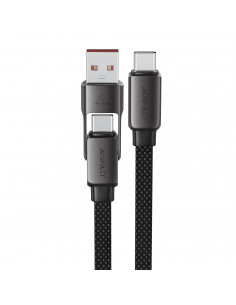 
USB-C - USB-A / USB-C laidas 480Mb/ s 3A 1.2m - juodas
