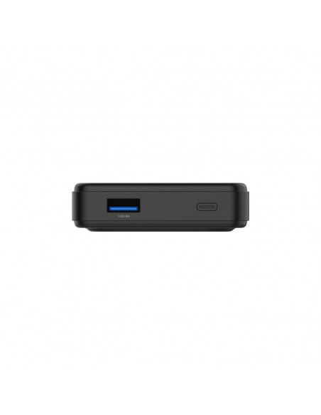 
Qi2 10000mAh magnetinė išorinė baterija su USB-A USB-C 22.5W PD stovu – juoda
