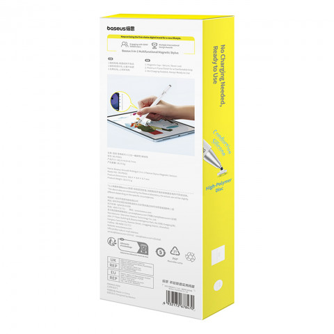 
3in1 „Smooth Writing III“ pasyvus rašiklis – magnetinė versija – baltas
