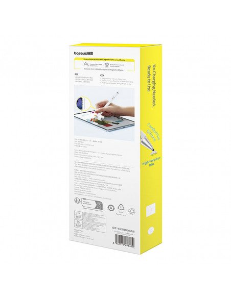 
3in1 „Smooth Writing III“ pasyvus rašiklis – magnetinė versija – baltas
